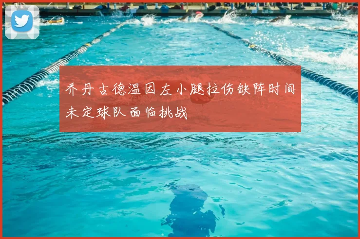 乔丹古德温因左小腿拉伤缺阵时间未定球队面临挑战