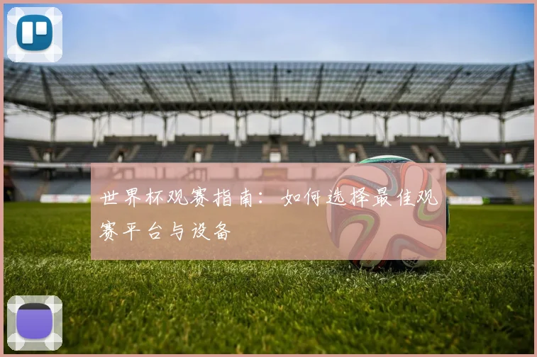 世界杯观赛指南：如何选择最佳观赛平台与设备